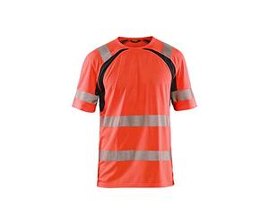 Blaklader 33971013 T-SHIR UV HIGH VIS, Rouge/Noir, taille XXL