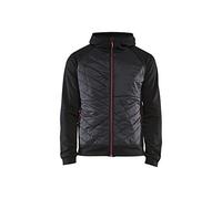 Blaklader 34632526 POMPIER HYBRIDE, noir/rouge, taille XS