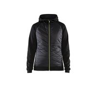 Blaklader 34642526 PULL HYBRIDE POUR FEMME, Noir/jaune, taille XL