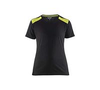 Blaklader 34791042 T-SHIRT DES DAMES, Noir/jaune, taille XXL