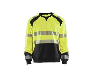 Blaklader 35412528 SWEATSHIRT HAUTE VISIBILITÉ, jaune/noir, taille XXL