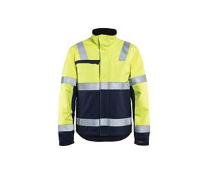 Blaklader 40691514 VESTE D'HIVER MULTINORME, Jaune/Marine, taille M