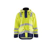 Blaklader 43022003 VESTE DE PLUIE NIVEAU 2, Jaune/Marine, taille L