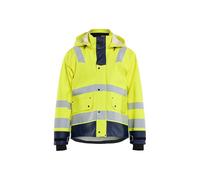Blaklader 43272005 VESTE DE PLUIE HAUTE VISIBILITÉ NIVEAU 3, Jaune/Marine, taille 4XL