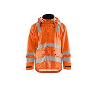 Blaklader 43272005 VESTE DE PLUIE HAUTE VISIBILITÉ NIVEAU 3, Orange, taille XL