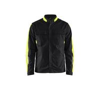 Blaklader 44441832 INDUSTRIE VESTE STRETCH, Noir/jaune, taille S