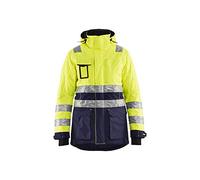 Blaklader 44721987 PARKA D'HIVER POUR FEMMES, Jaune/Marine, taille S