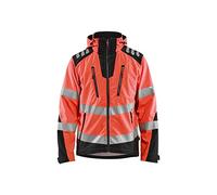 Blaklader 44912513 VESTE EN SOFTSHELL HAUTE VISIBILITÉ, Rouge/Noir, taille XL