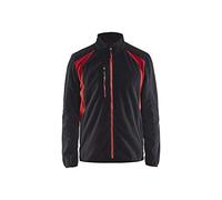Blaklader 47302510 VESTE FLEECE, noir/rouge, taille M