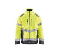 Blaklader 47801977 VESTE D'HIVER HAUTE VISIBILITÉ, Vis jaune/Gris moyen, taille M