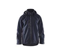 Veste hardshell Blaklader Bicolore coupe-vent Marine Foncé / Noir XL