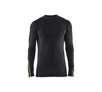 Blaklader 47941075 TOP DE SOUS-VÊTEMENTS IGNIFUGÉS 78% LAINE MÉRINOS, Noir, taille XXL