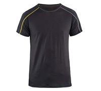 Blaklader 47981734 SOUS-VÊTEMENTS T-SHIRT XLIGHT 100% MÉRINOS, Gris foncé/Jaune, taille 4XL