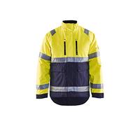 Blaklader 48271977 VESTE D'HIVER HAUTE VISIBILITÉ PU, Jaune/Marine, taille S