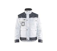 Blaklader 48651900 VESTE DE PEINTRE DOUBLÉE, Blanc / Gris, taille M