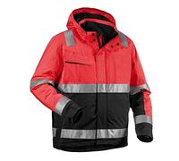 Blaklader 48701987 VESTE D'HIVER HAUTE VISIBILITÉ, Rouge/Noir, taille S