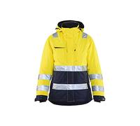 Blaklader 48721987 VESTE D'HIVER HAUTE VISIBILITÉ POUR DAMES, Jaune/Marine, taille XS
