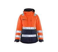 Blaklader 48721987 VESTE D'HIVER HAUTE VISIBILITÉ POUR DAMES, Orange/Bleu marine, taille L