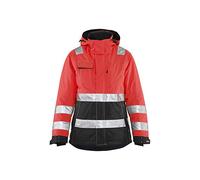 Blaklader 48721987 VESTE D'HIVER HAUTE VISIBILITÉ POUR DAMES, Rouge/Noir, taille XS