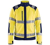 Blaklader 48882524 VESTE POLAIRE COUPE-VENT HAUTE VISIBILITÉ, Jaune/Marine, taille XS