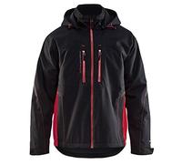 Blaklader 489019779956 VESTE FONCTIONNELLE DOUBLÉE ET LÉGÈRE, Noir/Rouge, taille XXXL