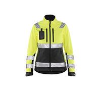 Blaklader 49022517 VESTE EN SOFTSHELL HAUTE VISIBILITÉ, jaune/noir, taille XL