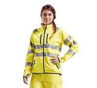 Blaklader 49262512 VESTE HAUTE VISIBILITÉ POUR DAMES SOFTSHELL, Jaune, taille S