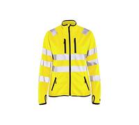 Blaklader 49262512 VESTE HAUTE VISIBILITÉ POUR DAMES SOFTSHELL, Jaune, taille XS