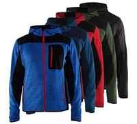 Veste tricotée BLAKLADER à capuche T.XS - BLEU ROI/NOIR - 493021178599-XS G