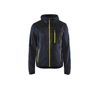 Blaklader 493021178635XXXL Veste en tricot Bleu foncé/jaune Taille XXXL