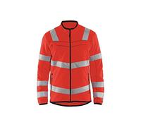Blaklader 49411010 VESTE EN MICROPOLAIRE HAUTE VISIBILITÉ, Haute visibilité rouge, taille S