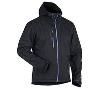 Blaklader 49492517 VESTE SOFTSHELL PRO, noir/fleur bleue, taille XS