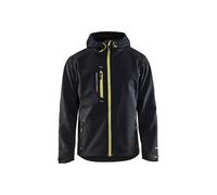 Blaklader 49492517 VESTE SOFTSHELL PRO, Noir/jaune, taille XXL