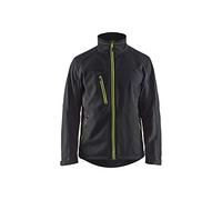 Blaklader 49502516 VESTE EN SOFTSHELL, Noir/jaune, taille XL