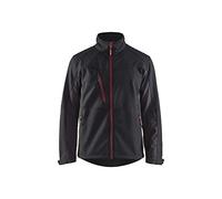 Blaklader 49502516 VESTE EN SOFTSHELL, noir/rouge, taille XL