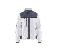 Blaklader 49552524 VESTE POLAIRE COUPE-VENT, Blanc/Gris, taille XXXL