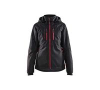 Blaklader 49721977 VESTE FONCTIONNELLE FEMME LÉGÈREMENT LIGNÉE, noir/rouge, taille M