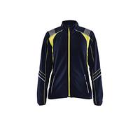 Blaklader 49731010 VESTE DE MICROFLEUR POUR FEMMES, Bleu marin/jaune, taille XXL