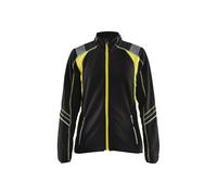 Blaklader 49731010 VESTE DE MICROFLEUR POUR FEMMES, Noir/jaune, taille XL