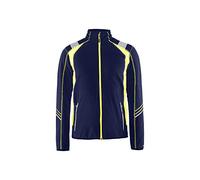 Blaklader 49931010 VESTE EN MICROPOLAIRE, Bleu marin/jaune, taille 4XL