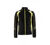 Blaklader 49931010 VESTE EN MICROPOLAIRE, Noir/jaune, taille XS