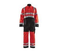 Blaklader 63731804 HAUTE VISIBILITÉ GLOBALE, Rouge/Noir, taille C48