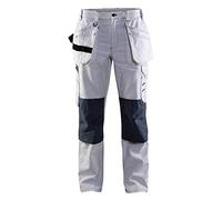 Blaklader 71311210 PANTALON DE PEINTRE POUR DAMES, Blanc/Gris, taille D22