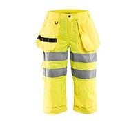 Blaklader 71391811 SHORTS DE PIRATE POUR DAMES HAUTE VISIBILITÉ, Jaune, taille D22