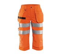 Blaklader 71391811 SHORTS DE PIRATE POUR DAMES HAUTE VISIBILITÉ, Orange, taille D20