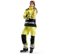 Blaklader 71551811 PANTALON HAUTE VISIBILITÉ POUR DAMES SANS POCHES À CLOUS, jaune/ noir, taille C38