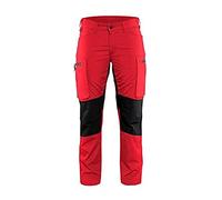 Blaklader 71591845 PANTALON DE SERVICE POUR DAMES EN STRETCH, Rouge/ Noir, taille C46