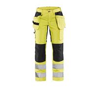 Blaklader 71631811 PANTALON HAUTE VISIBILITÉ POUR DAMES EN STRETCH, jaune/noir, taille C50