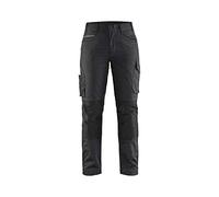 Blaklader 71951330 PANTALON DE SERVICE POUR DAMES AVEC STRETCH, Noir/gris foncé, taille D24