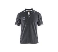 Blaklader 91751050 POLO SHIRT LIMITÉ, Gris/blanc, taille XS